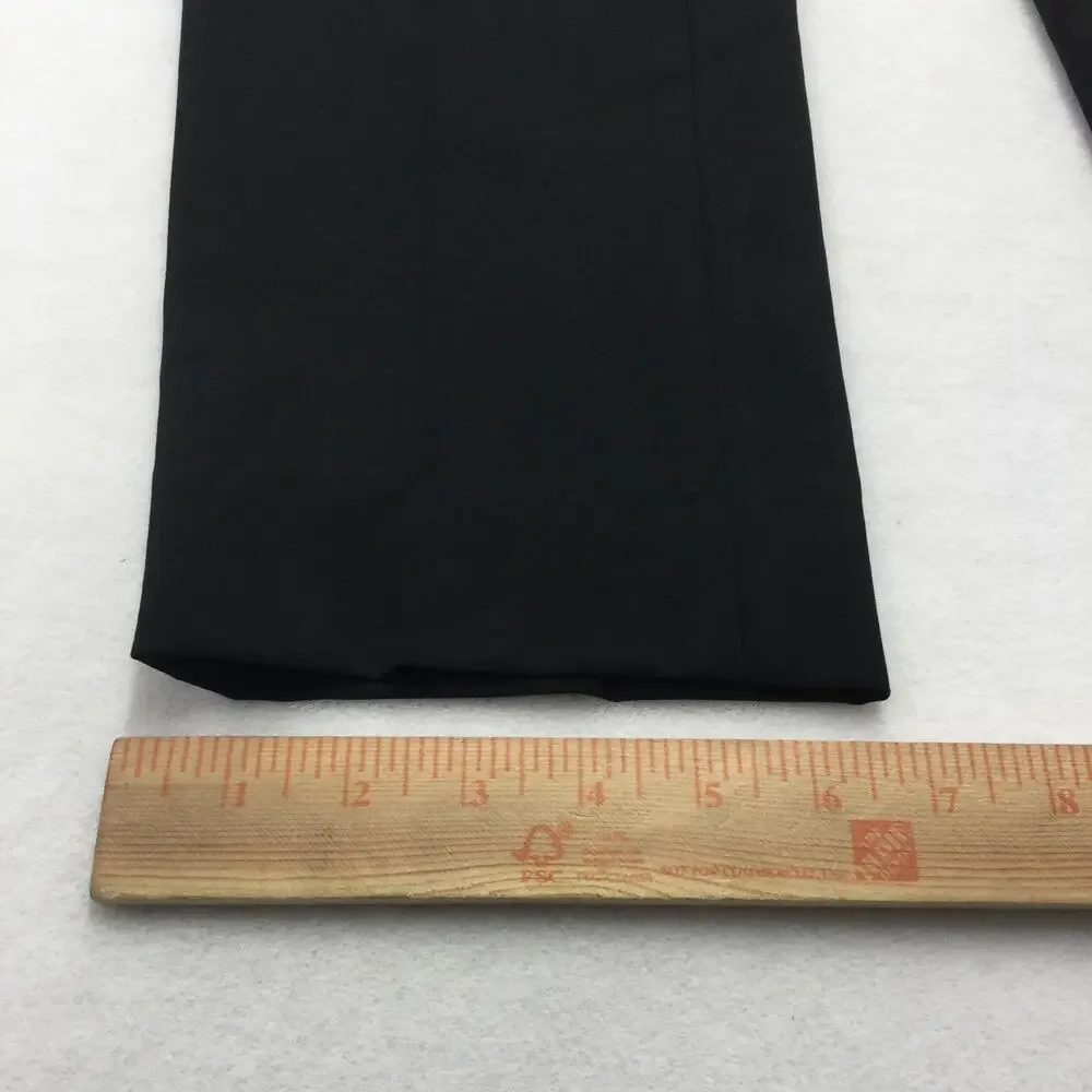 J.M. Haggar Pants Mens 29x30 Black Slim Fit Stretch Flat Front Dress Slacks